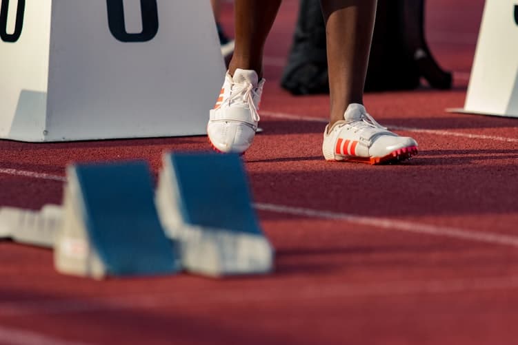 track and field sprinting event