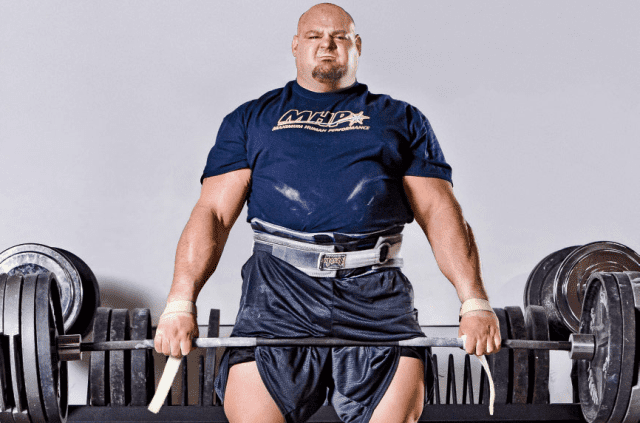 Former Worlds Strongest Man Brian Shaw, who weighs over 400lbs