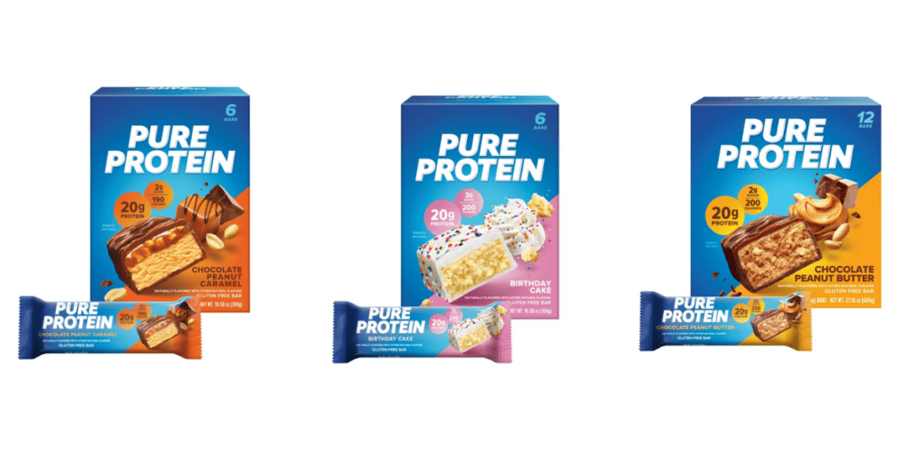 Pure protein bar flavors